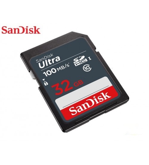 Sandisk SDHC Ultra 32GB 100MB/s Class 10 SDSDUNR